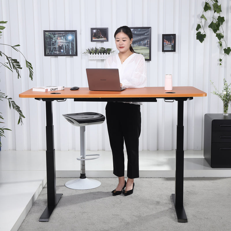 K Series 60" Standing Desk with Rectangular Top