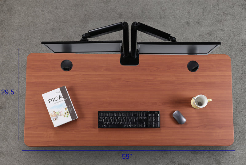 K Series 60" Standing Desk with Rectangular Top