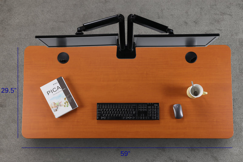 K Series 60" Standing Desk with Rectangular Top