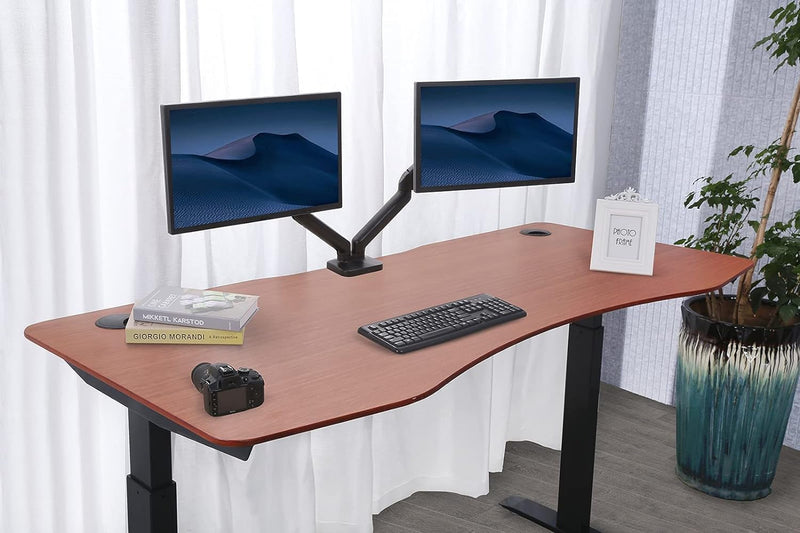 K Series 60" Standing Desk with Curved Top