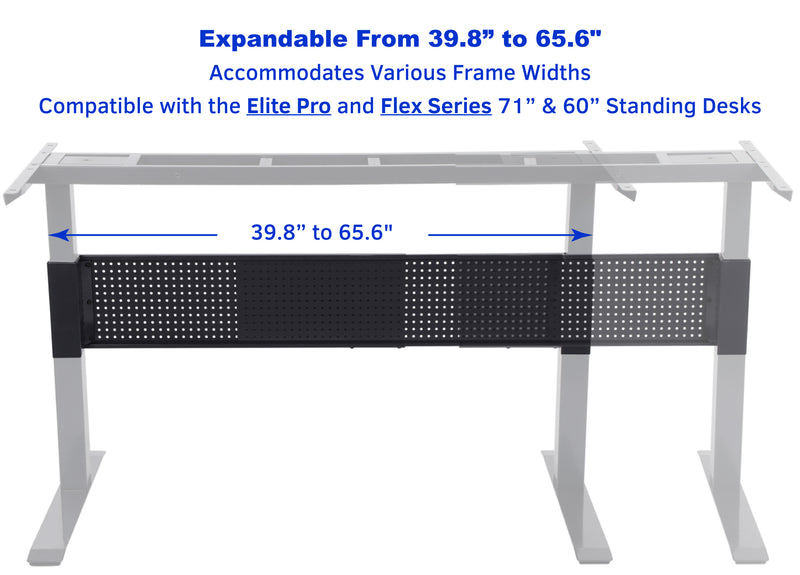 Elite Pro Series 60" Standing Desk with Stabilizer Bar